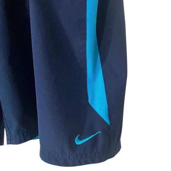 Nike Mens Size XL Repel Swim Trunks Board Shorts Elastic Waist Drawstring Blue - Picture 5 of 9